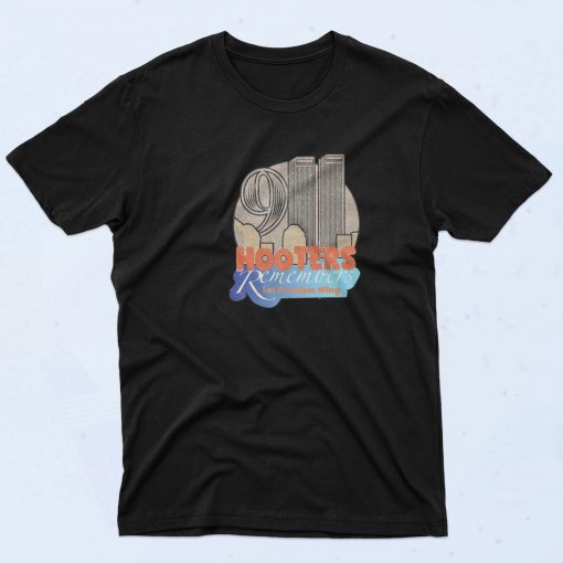 Hooters Remember Let Freedom Wing 90s T Shirt