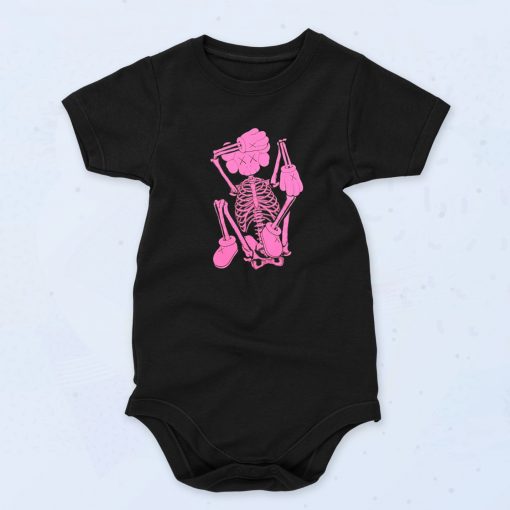 KAWS Skeleton New Fiction Baby Onesie