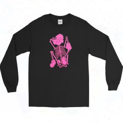 KAWS Skeleton New Fiction Lon Sleeve Shirt