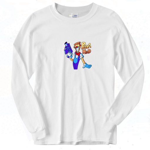 Pizza Head Long Sleeve Shirt