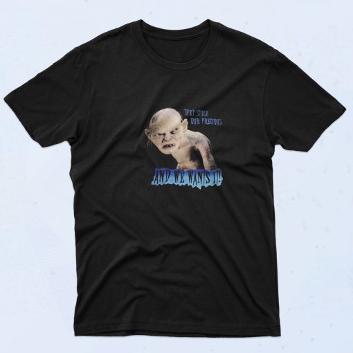 Post Malone The Lord Of The Rings Gollum 90s T Shirt