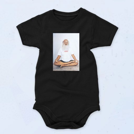 Rick Rubin Wearing SPR Baby Onesie