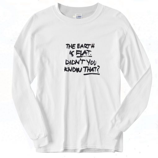 The Earth Is Flat BTS Long Sleeve Tee