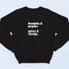 Thoughts And Prayers Policy And Change Sweatshirt