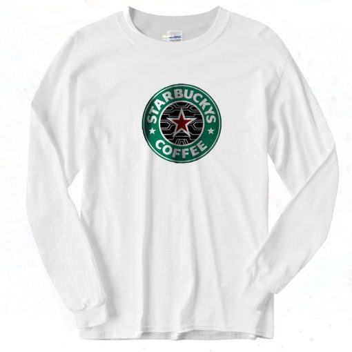 Bucky Barnes The Winter Soldier Coffee 90s Long Sleeve Shirt