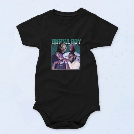 Burna Boy Collage 90s Baby Onesie