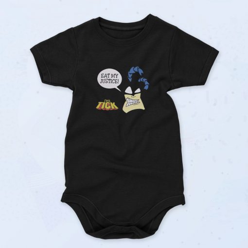 The Tick Eat My Justice 90s Baby Onesie