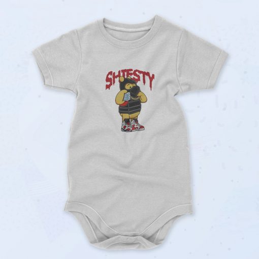 Winnie Pooh Shiesty 90s Sgtyle Baby Onesie