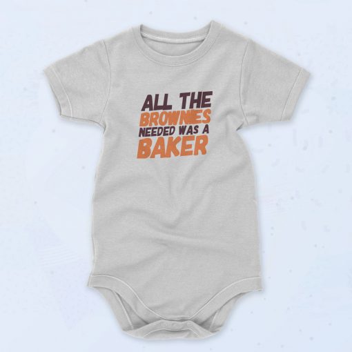 All The Brownies Needed Was a Baker 90s Baby Onesie