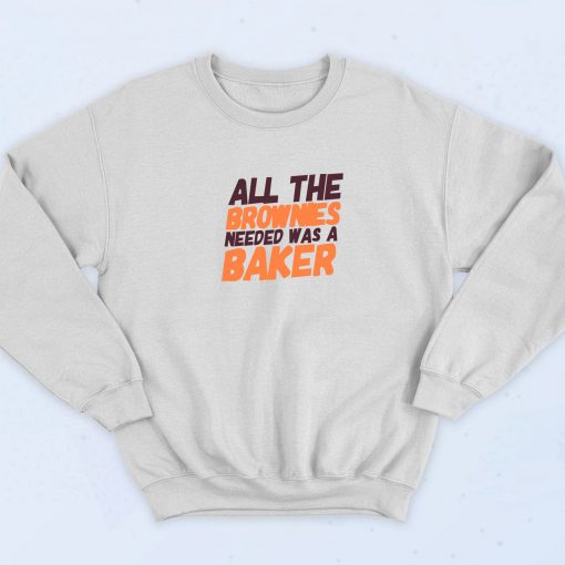 All The Brownies Needed Was a Baker 90s Sweatshirt