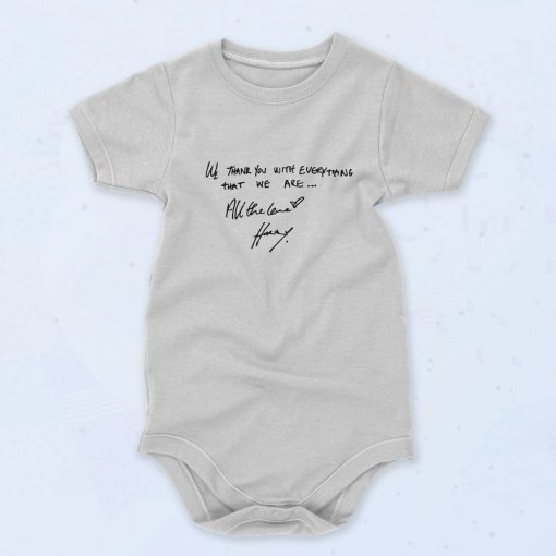 All The Love Harry Styles 90s Baby Onesie