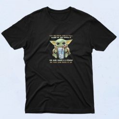 Baby Yoda Let Me Pour You A Tall Vintage 90s T Shirt