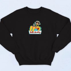 Bad Bunny El Conejo Malo Simpson Un Verano Sin ti 90s Sweatshirt