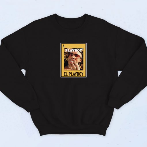 Bad Bunny El Playboy Loteria 90s Style Sweatshirt