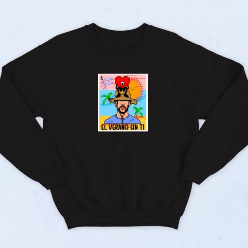 Bad Bunny El Verano Sin Ti Loteria 90s Artwork Sweatshirt