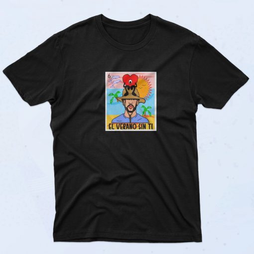 Bad Bunny El Verano Sin Ti Loteria Vintage 90s T Shirt