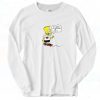 Bart Simpsons At Least I'm Enjoying The Ride 90s Long Sleeve Shirt