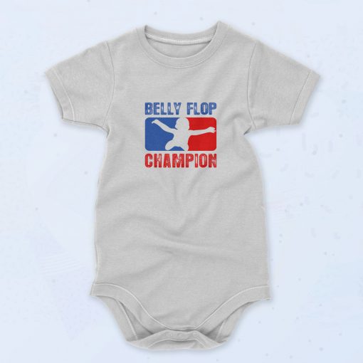 Belly Flop Champion 90s Baby Onesie