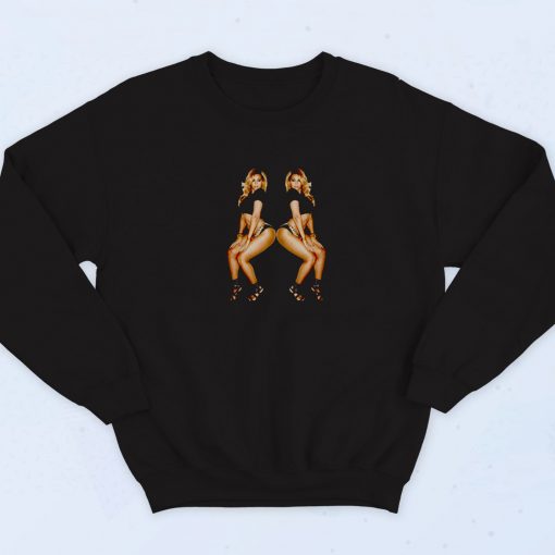 Beyonce Seksi Pose Retro 90s Sweatshirt