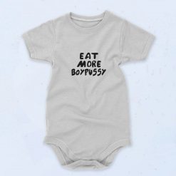 Eat More Boypussy 90s Baby Onesie