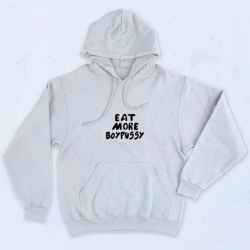 Eat More Boypussy Graphic 90s Hoodie