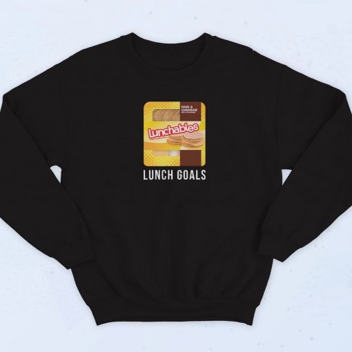 Ham and Cheddar Lunchables Retro 90s Sweatshirt