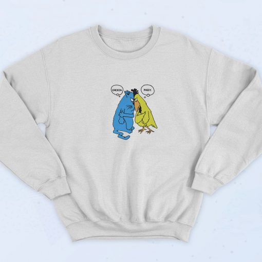 John Baynham Chicken Pussy 90s Cartoon Sweatshirt