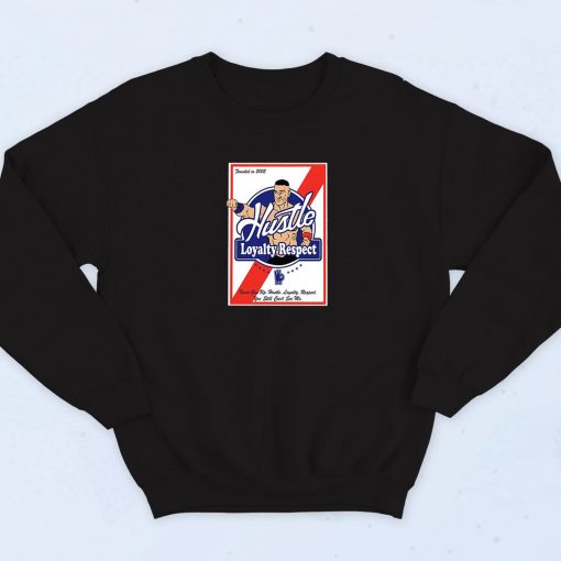 John Cena PBR Hustle Loyalty Respect Retro 90s Sweatshirt