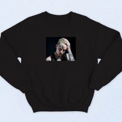 Lil Peep Hair Holding Pose Art 90s Sweatshirt