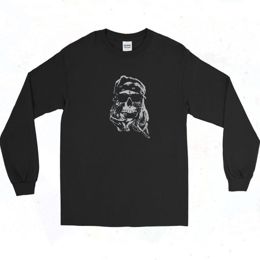 Lil Wayne Bandana Skull 90s Long Sleeve Shirt