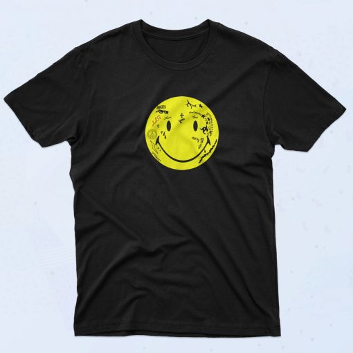 Lil Wayne Tattoo Smiley 90s Style T Shirt