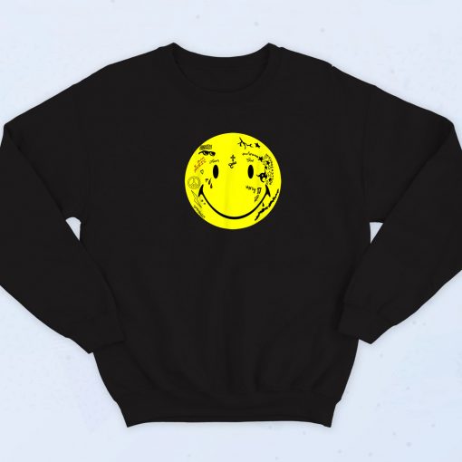 Lil Wayne Tattoo Smiley 90s Sweatshirt