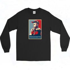 Playing Boricuas Residente 90s Long Sleeve Shirt