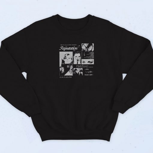 Reputation Track List Retro 90s Sweatshirt