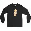 Teddy Bear Snap Box 90s Long Sleeve Shirt