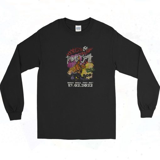 Travis Scott Heroes and Villains 90s Long Sleeve Shirt