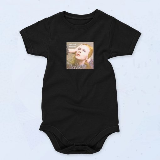 David Bowie Hunky Dory 90s Baby Onesie