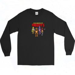 Five Nights At Freddy’s Animatronics Group 90s Long Sleeve Shirt