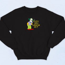 Fuck You Lookin At Retro 90s Sweatshirt