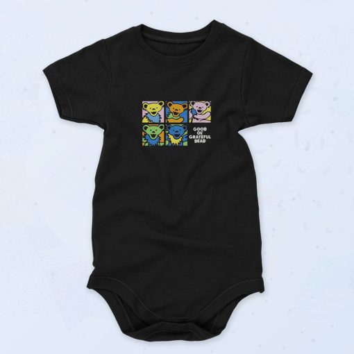 Good Ol’ Grateful Dead Bears 90s Baby Onesie