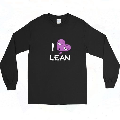 I Love Lean Funny 90s Long Sleeve Shirt