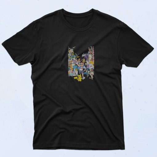 Pokemon Leaves Ash Ketchum 90s Style T Shirt