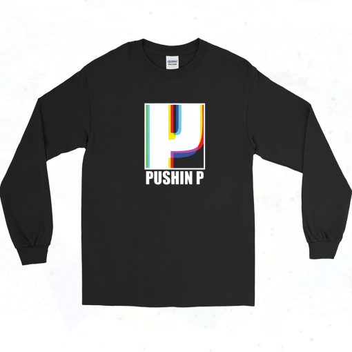 Pushin P Test 90s Long Sleeve Shirt