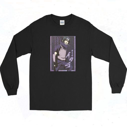 Sasuke Banner Anime 90s Long Sleeve Shirt