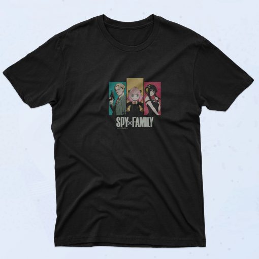 Spy Family Loid Anya Yor Forger 90s Style T Shirt