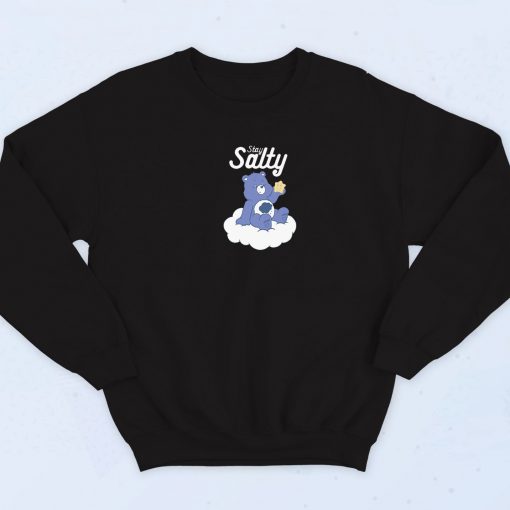 Stay Salty Bear Retro 90s Sweatshirt