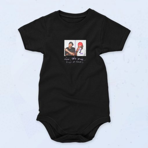 Three 6 Mafia King Of Memphis 90s Baby Onesie