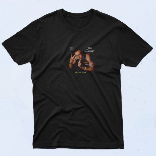 West Side 3 Pac Sha Curry 90s Style T Shirt