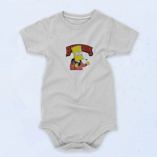 Backwoods Bart Simpson 90s Baby Onesie