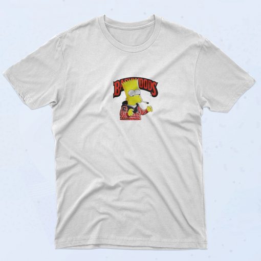 Backwoods Bart Simpson 90s Style T Shirt